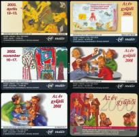 2002-2005 Telefonkártya-börze 6 db MATÁV telefonkártya