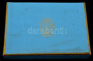 Herendi Apponyi mintás porcelán tálka, kézzel festett, jelzett, hibátlan, eredeti dobozában,  9x13x1...