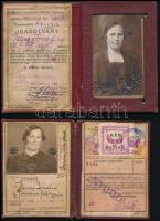 1935 MÁV arcképes igazolvány, 2 db