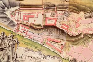 Monumenta Cartografica Budavár erődítési térképe 1749, REPRINT!, kiadja: Zrínyi Kiadó Budapest 1980,...