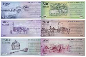 Hajdúnánás 2012. 500K + 1000K + 2000K + 5000K + 10.000K + 20.000K "Bocskai Korona", mindeg...