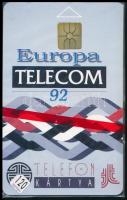 1992 MATÁV Európa Telecom 120 egységes t3elefonkrátya, bontatlan csomagolásban