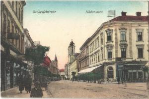 1925 Székesfehérvár, Nádor utca, üzletek (EK)
