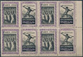 1912-1924 Különböző levélzárók és egy kivágás korai olimpiákról, ritka kínálat