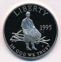 Amerikai Egyesült Államok 1995S 1/2$ Cu-Ni "Polgárháború 130. évfordulója" T:PP
USA 1995S...