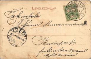 1908 Boldogasszonyfalva, Goszpodincze, Frauendorf, Gospodinci (Zsablya, Zabalj); Szerb ortodox templ...