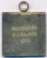 Telcs Ede (1872-1948) ~1930. "A Magyar Athletikai Szövetség / Sulydobás Ifj. Bajnok 1933" ...