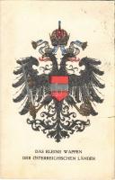 1915 Das kleine Wappen der Österreichischen Länder / The small coat of arms of the Austrian countries. Offizielle Karte für Rotes Kreuz, Kriegsfürsorgeamt Kriegshilfsbüro Nr. 284. s: Ströbl (szakadás / tear)
