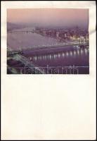1970 Új Évi üdvözlő lap Losonczi Pál (1919-2005) politikus, az Elnöki Tanács elnökének aláírásával, ...