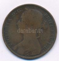 Nagy-Britannia 1891. 1p Br Viktória T:3 ph. Great Britain 1891. 1 Penny Br Victoria C:F edge error Krause KM#755