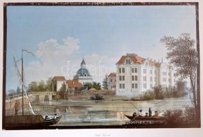 1977 Altberliner Stadtansichten. Berlin, Staatlichen Museen. 12 illusztrációt tartalmazó papírmappa,...