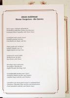 Vegyes modern étlap tétel, 4 db + 2 db tartóval