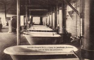 Josefstadt POW camp WW. I. bathroom of the prisoners