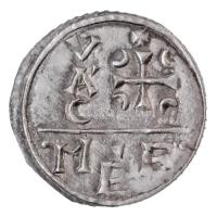 DN  I. Géza 1074-1077.  Denár mintájára készült Ag emlékérem  "MÉE-Vác" feliratú hátlappal...