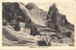 1933 Carrara, Cave Ravaccione / marble quarry, mine cart, industrial railway (EK)