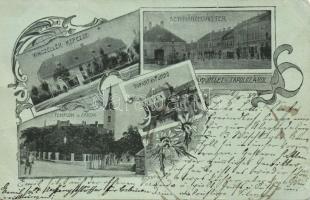 Tapolca with convent and bath Litho (fa) (fl)