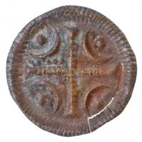 1131-1141. Denár Ag "II. Béla" (0,33g) T:2 Hungary 1131-1141. Denar Ag "Bela II"...