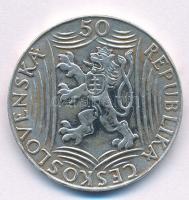 Csehszlovákia 1949. 50K Ag "Sztálin" T:2 kis ph.
Czechoslovakia 1949. 50 Korun Ag "S...