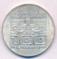 Ausztria 1975. 100Sch Ag "20 éves az Államszerződés" T:1-2 Austria 1975. 100 Schilling Ag ...