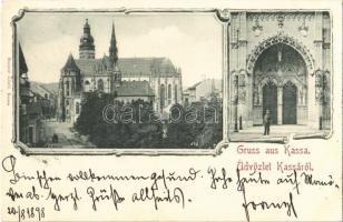 1898 Kassa, Kosice; Székesegyház, dóm. Maurer Adolf kiadása / cathedral