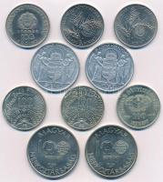 1943. 5P Al "Horthy Miklós születésének 75. évfordulója" (2x) + 1980. 100Ft Ni "Szovj...