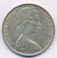 Ausztrália 1966. 50c Ag II. Erzsébet T:2 kis karc Australia 1966. 50 Cents Ag Elizabeth II C:XF slightly scratched Krause KM#67