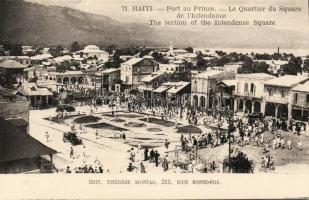 Port au Prince with market