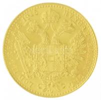 Ausztria 1915. Dukát Au "Ferenc József" utánveret (3,48g/0.986) T:1- Austria 1915. Ducat A...