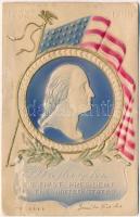 1910 G. Washington, the first president of the United States 1732-1799. Emb. (wet damage)
