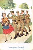 Gyalogsági támadás / WWII Hungarian military humour s: Bernáth