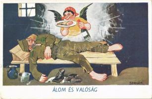 Álom és Valóság / WWII Hungarian military humour s: Bernáth