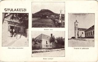 Gyulakeszi Pálosi János kereskedésével és a Molnár Vendéglővel