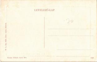 Mór, Erzsébet tér, Kapucinusok temploma. W. L. Bp. 5435. Eibisch Antal kiadása