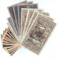 22db-os német pfennig és márka bankjegy tétel T:I-,III
22pcs of german pfennig and mark banknotes C...