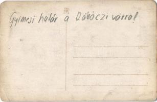 Gyimesbükk, Ghimes-Faget (Gyimes, Ghimes); Gyimesi határ, határszéli lépcsők és a Rákóczi vár, katon...