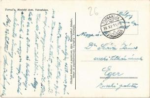 1938 Tornalja, Tornaalja, Tornala; Mestsky dom / Városháza, Róth, Halászi, Weisz üzlete, automobil. ...