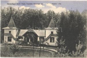 Máriavölgy, Valea Mariei, Valea Maria (Vámfalu, Vama, Szatmár); Katalin villa / villa (EK)