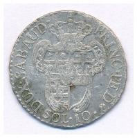 Olasz Államok / Szardínia 1796. 10S Bi "III. Viktor Amádé" (2,22g) T:2- patina
Italian St...