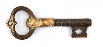 Kulcs alakú réz dugóhúzó, h: 12 cm