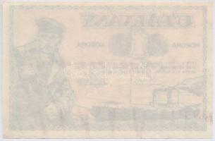 Budapest ~1919 1K "M.T.K. Óbudai Hajógyár" utalvány T:II
Adamo BUC-172.1