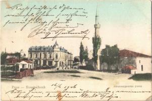 1906 Ruse, Rustschuk; Alexandrovska ulica / street view, mosque (EK)
