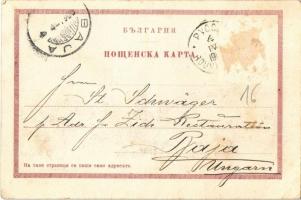 1906 Ruse, Rustschuk; Alexandrovska ulica / street view, mosque (EK)