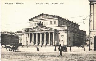 Moscow, Moskau, Moscou; Le Grand Teatre / Grand Theater (Bolsoi Theatre). Knackstedt & Co. - from postcard booklet