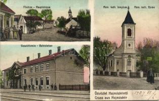 Hajmáskér with railway station (EK)