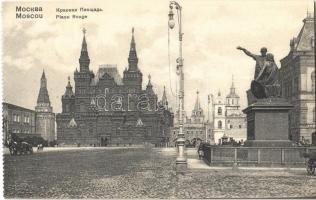 Moscow, Moskau, Moscou; Place Rouge / Red Square, State Historical Museum. Knackstedt & Co. - from postcard booklet