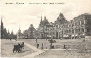 Moscow, Moskau, Moscou; Galerie de Commerce / Trading Row, department store, shops. Knackstedt & Co. - from postcard booklet