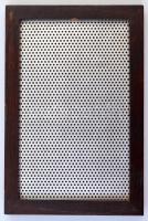 Kisalakú fakeretes jelvénytartó tálca, új állapotban (140x205mm)