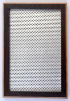 Kisalakú fakeretes jelvénytartó tálca, új állapotban (140x205mm)