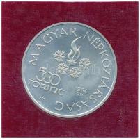 1984. 500Ft Ag "Nyári Olimpiai Játékok - Los Angeles" eredeti tokban, tanúsítvánnyal T:BU ...