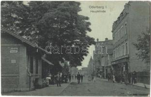 Bohumín, Oderberg; Hauptstrasse, Nordbahn-Strasse / main street, shops (EK)